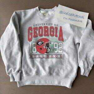 Vintage University of Georgia Bulldogs Football Sweatshirt 90s Georgia Shirt tee